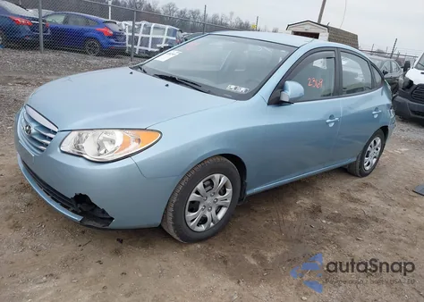 2010 Hyundai Elantra Gls z USA, uszkodzony, nr VIN KMHDU4AD6AU826498